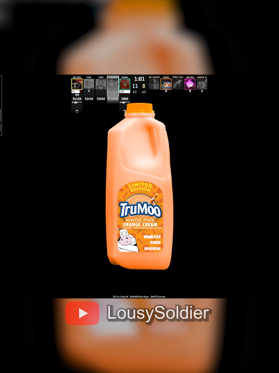 What the heck is orange milk?? #orangemilk #milk #cs2 #insane 