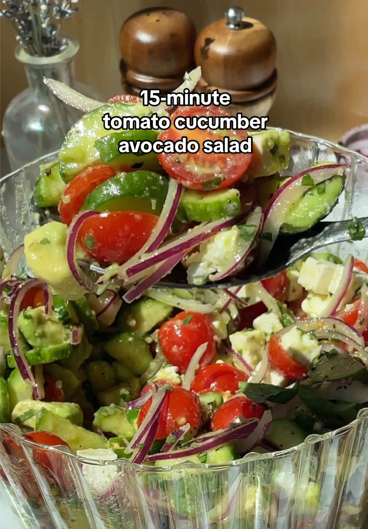 the most perfect easy end of summer salad  🍅🥒this tomato cucumber salad with feta & avocado pairs well with just about everything and it’s been on repeat over here! I love serving it with:  ✨ grilled chicken or serve over a fried chicken cutlet! ✨ on top of cottage cheese for a quick lunch ✨ with warm or cold orzo & arugula for a quick pasta salad ➡️ Grab the full recipe below + in my bio. It takes less than 15 minutes, requires minimal ingredients and i just know you’ll love it.  🎥: @themindfulhapa ambitiouskitchen.com/tomato-cucumber-salad/    #cucumbersalad #mediterranean #EasyRecipes #salad #summerrecipes