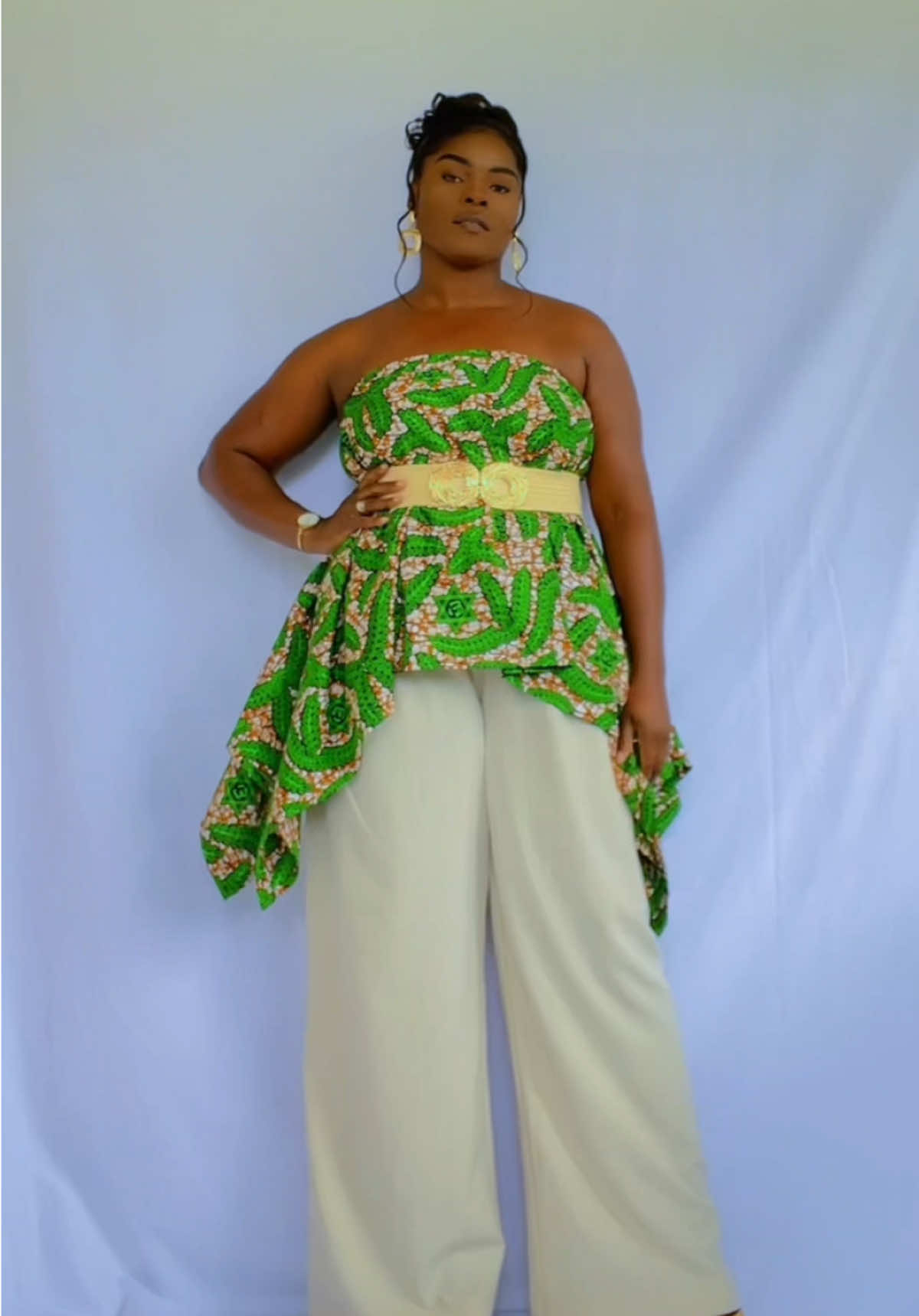 Easy to sew Ankara/kitenge top  #fashionskills #sewingtutorial #handmadefashion #fashiondiy #momfashion 