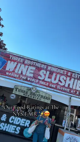 lots of wow’s & full belly’s at the state fair this year! go try all the foods, we had so much fun!🤍 #nysfair #fairfood 