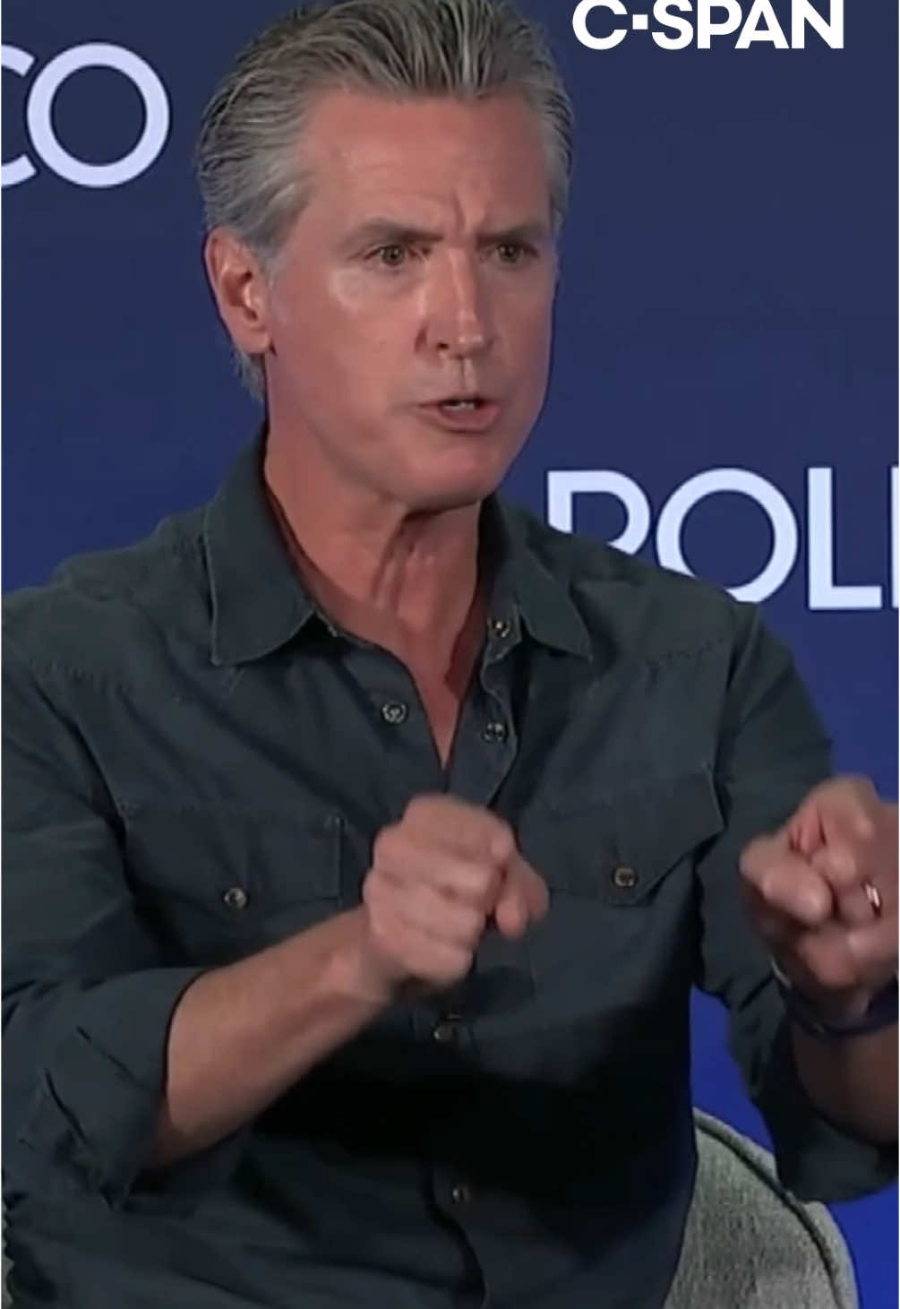 California Gov. Gavin Newsom (D) said he believes President Trump is serious about running for a third term, something that’s prohibited by the 22nd Amendment.   “I don’t think Donald Trump wants another election,” he said at a summit hosted by Politico in Sacramento. “This guy doesn’t believe in free, fair elections.”   The governor, who is widely expected to run for president in 2028, noted how President Trump frequently shows off his “Trump 2028” hats and is planning to build a massive new ballroom at the White House.   “You think he’s joking about 2028?” he asked the audience. “Who spends $200 million on a ballroom at their home and then leaves the house?” #gavinnewsom #newsom #trump #politico #cspan 