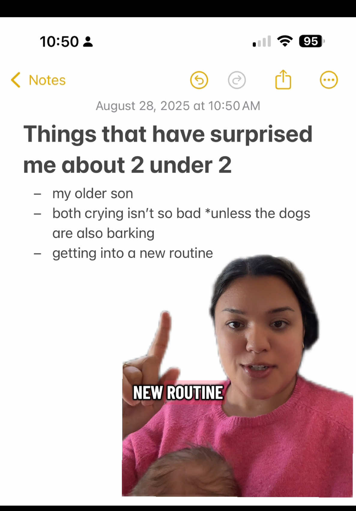Having a newborn and a toddler is way easier than being pregnant with a toddler! These are some of the really great surprises I didn’t expect 🩵 #mom #twoundertwo #momlife #postpartum #MomsofTikTok 