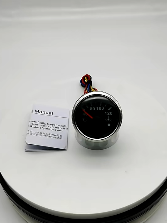 [1]Working current::≤60mA [2]Working voltage:9~32 V [3]Install diameter:Φ52mm  [4]Indication range:40~120℃ [6]Storage temperature:-40℃~+85℃ [7]Operating temperature:-30℃~+75℃ [8]Waterproof :front cover IP67,back cover IP5 [9]>Backlight: red [10]Alarm termperature:95℃ #temperature #watertemperaturegauge #watertemp #marine #Boat #temp