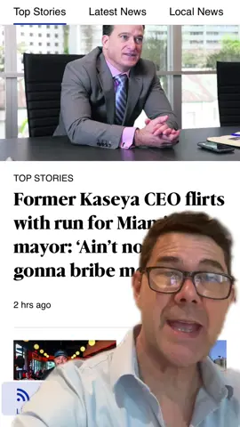 Another candidate?  Kaseya CEO may jump in @Miami Herald 