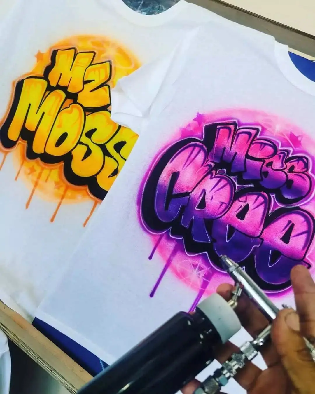 Remember visit us at traders village flea market Houston Tx. between central ave. And 12 street booth #1246 Airbrush T-shirts, hats, shoes, backpacks and much more. #graffiti #houston 