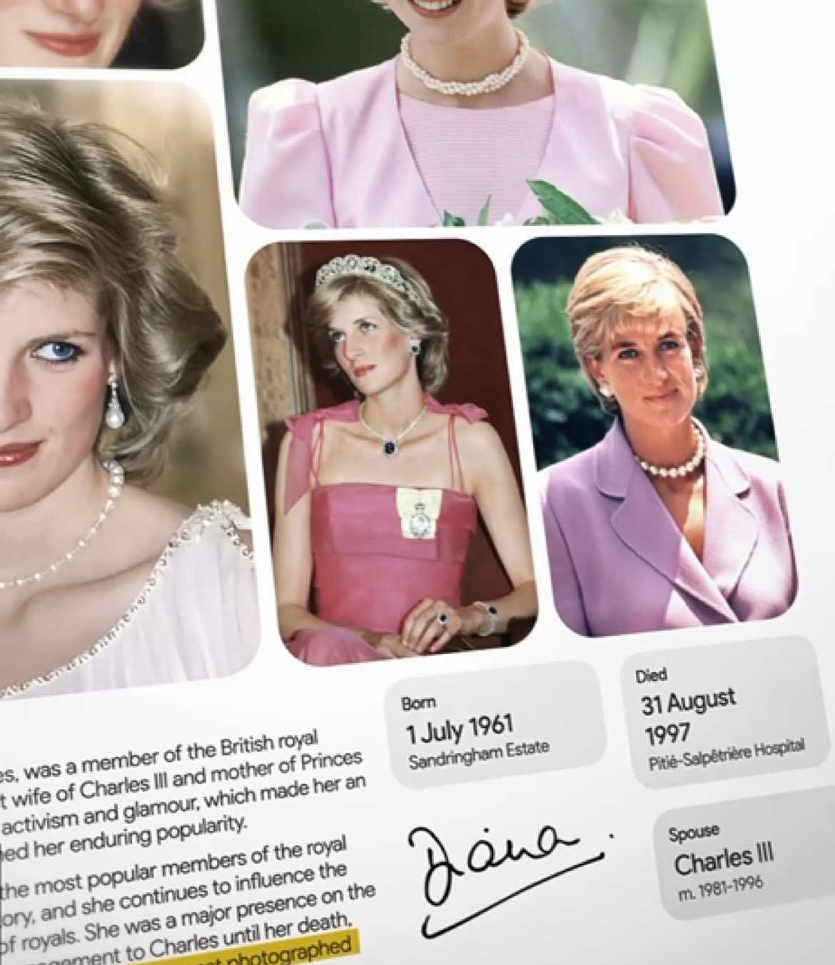 “world’s most photographed woman” | ib throughclearwaters | #princessdiana #princessdianaedit #royalfamily #viraledit #aftereffects