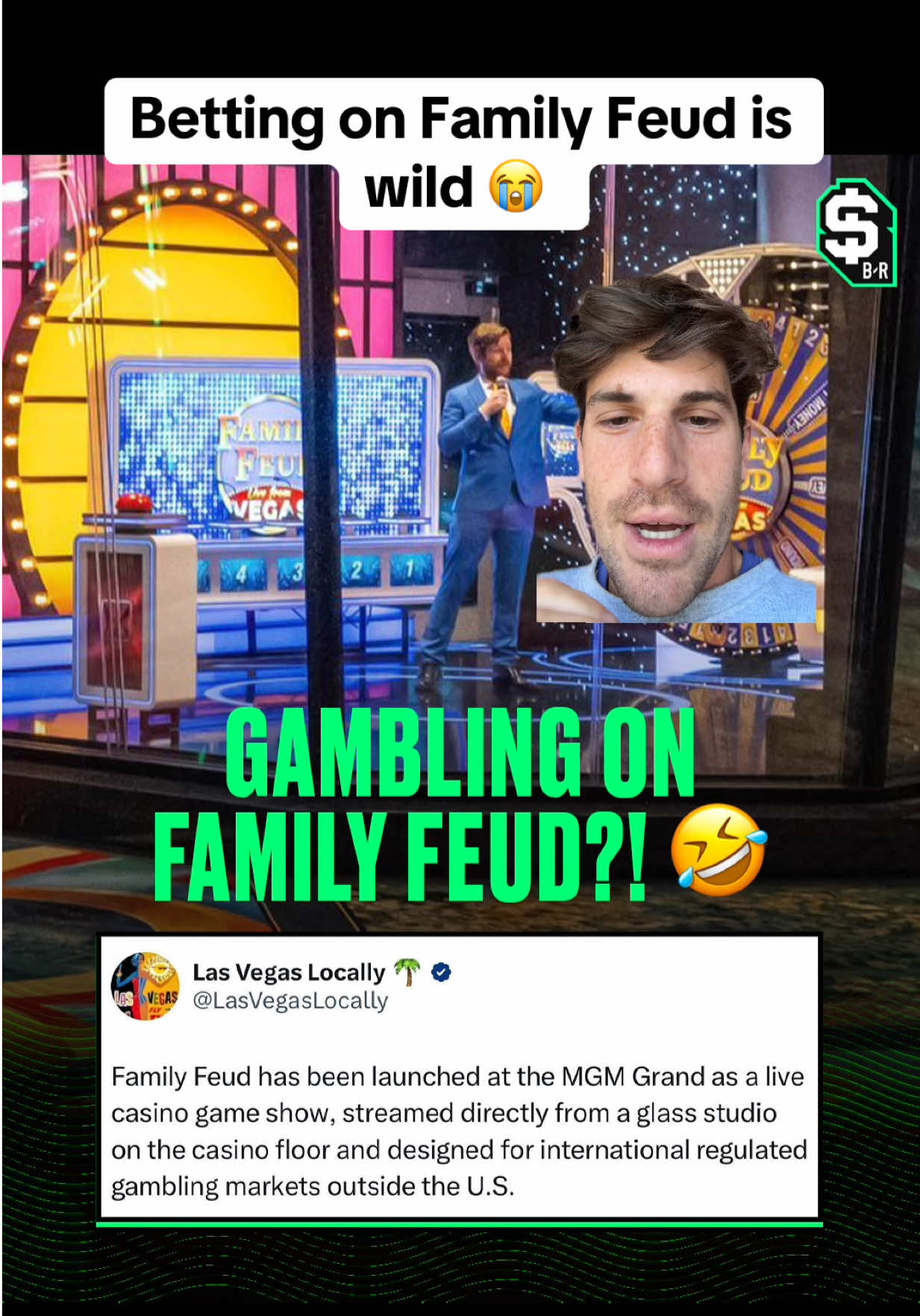This is absurd. #familyfeud #lasvegas #casino #slots #greenscreen  (via lasvegaslocally/x)