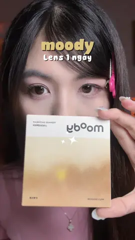 Tính ra zá ngang ngửa loại khác mà đeo ẻm êm lắm luôn😚 #LensMoody #Lens1Ngay 