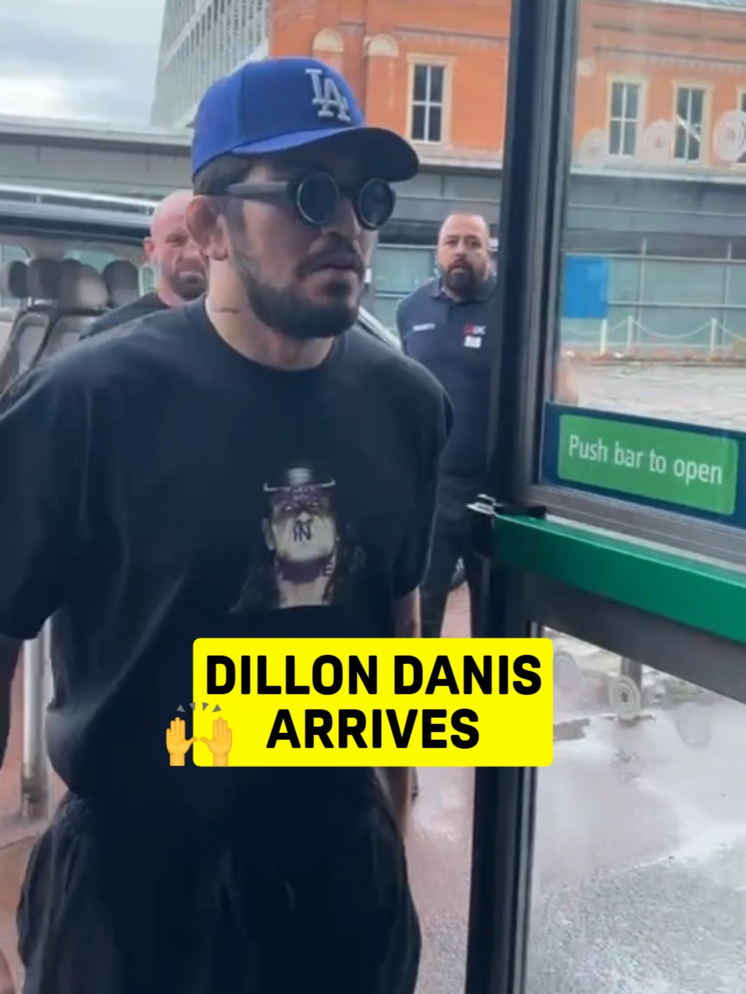 Dillon Danis arrives for that massive X-Series presser! 😬 🎟️ Buy #XSeries22 NOW at DAZN.com | August 30 | @Misfits Boxing | Link in Bio For More