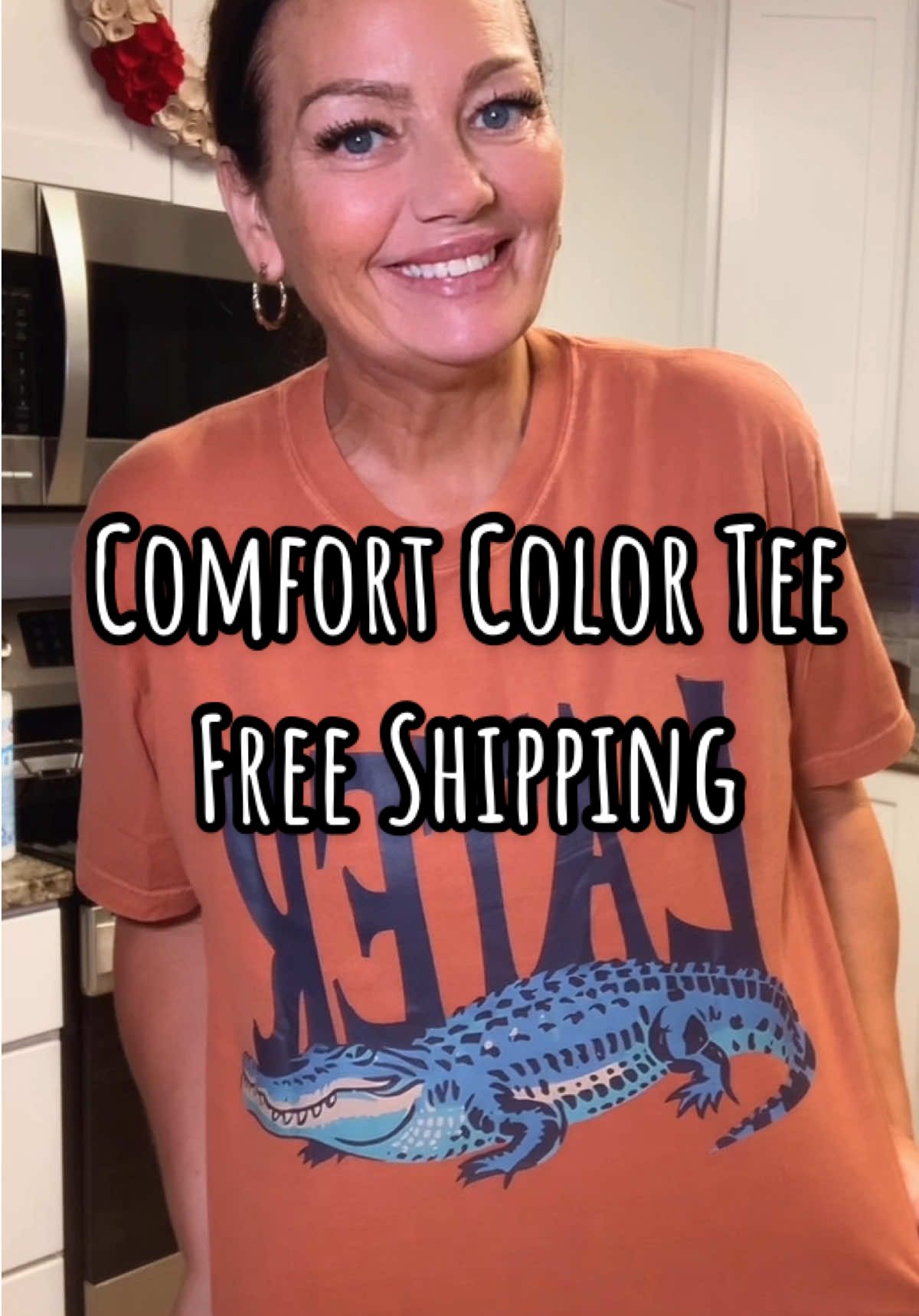 Later 🐊 #comfortcolorstee #graphictee #comfyclothes #graphictshirts #womenstshirts 