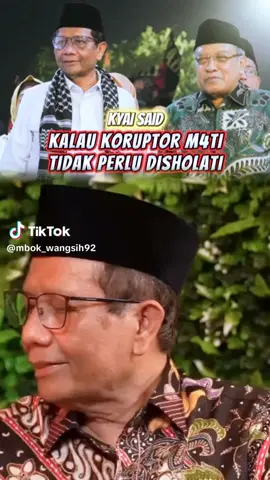 koruptor mati itu buang jangan di sholati