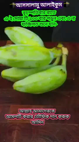 আসসালামু আলাইকুম  বৃহস্পতিবার রাতে এ-ই দোয়া টি ১০০ বার পড়ুন এ-র ফজিলত শুনে যান-  #trending #tiktok #foryou #bdtiktokofficial🇧🇩 #ইসলামিক_ভিডিও_🤲🕋🤲 