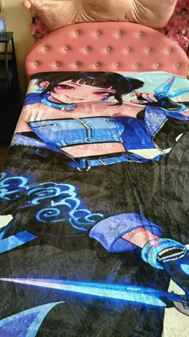 Franela acogedora Manta, encantadora manta cálida de anime KPop Demon Hunter para sala de estar, regalos para fans, amigos