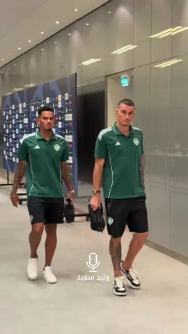 وصول ابيانيز و جالينو 💚😔 #sportsontiktok #spl 