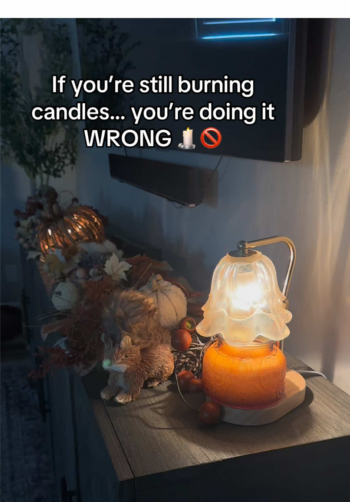 You’ve been wasting your candles this whole time. This warmer changes everything, and it’s so cozy in any room! #CandleWarmer #HomeHacks #CandleTok #CozyHome #TikTokMadeMeBuyIt