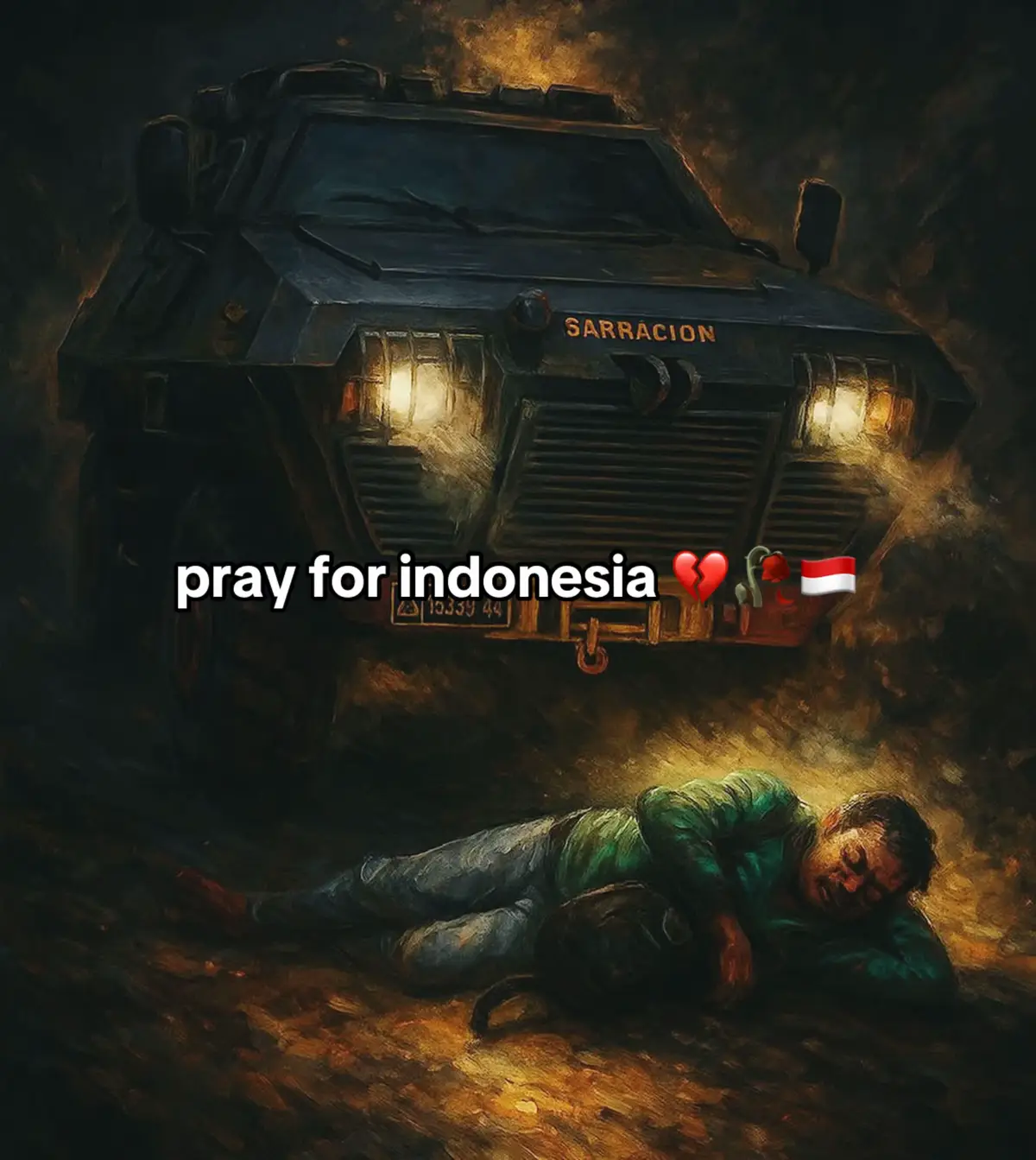 pray for indonesia 💔🥀🇮🇩 #indonesia🇮🇩 #dpr #polri #fyp #viral 