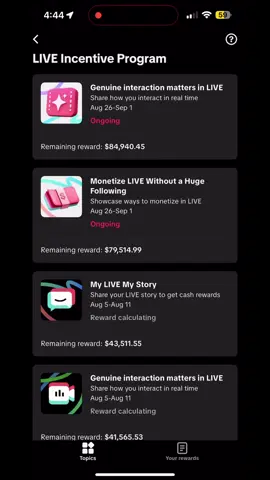 #LIVEIncentiveProgram #LIVEwithlowfollowers #PaidPartnership 