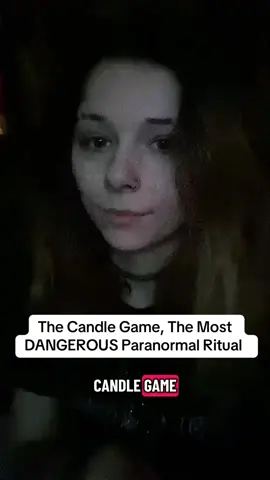 They say if you play the candle game at midnight you’ll never be alone again. Would you dare? #fyp #hauntedgames #paranormaltiktok #scarystorytime #candlegame 