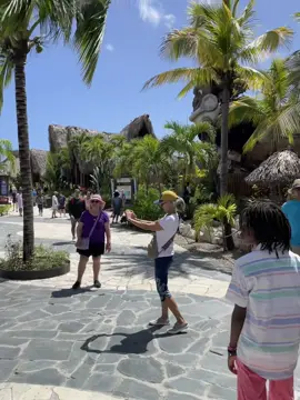I got parched walking around in the Dominican Republic. This heat is like Georgia heat x 2. I had to cool down with some authentic coconut water. #explore #travel #dominicanrepublic #family #coconut 