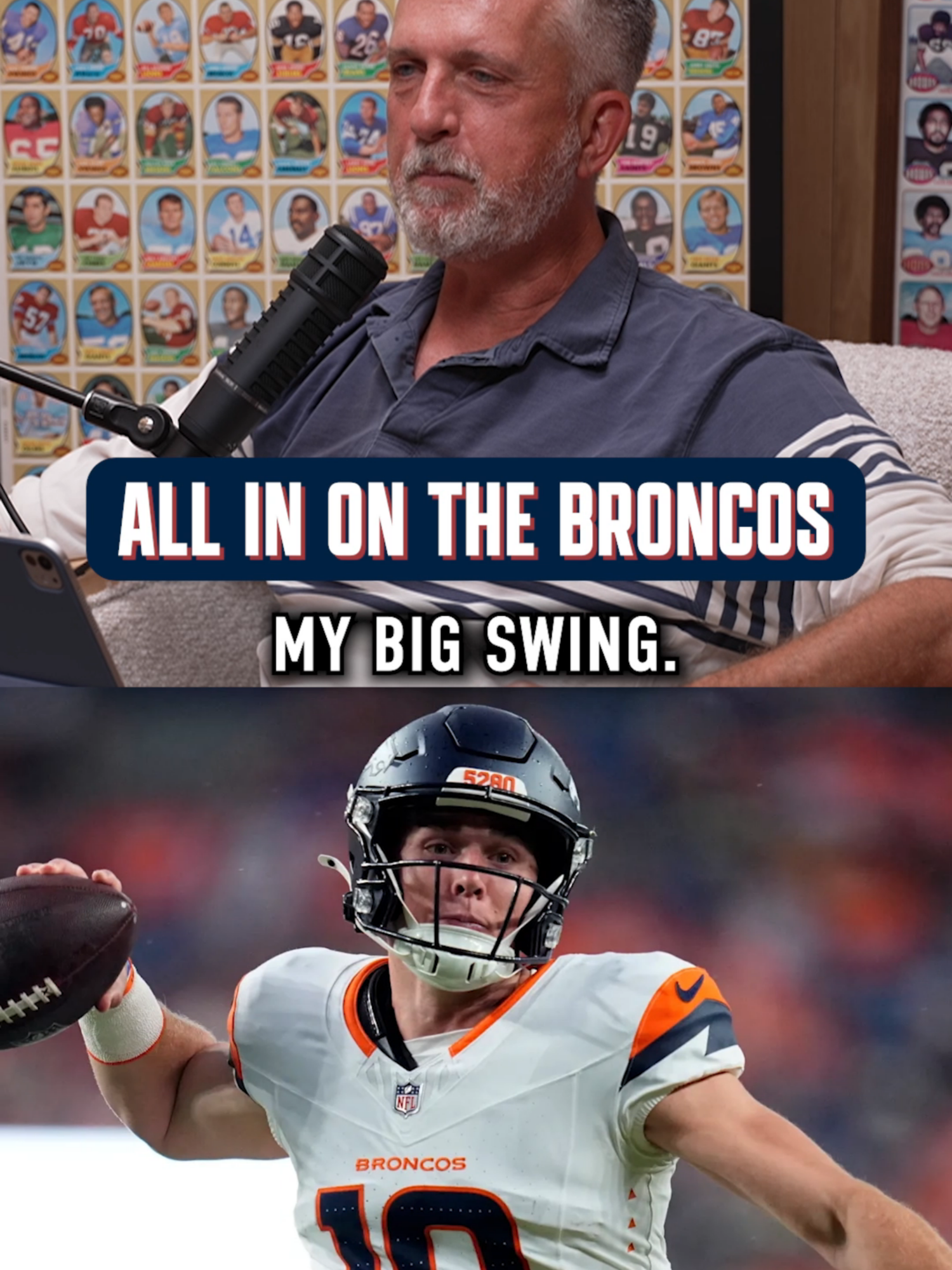 “I really feel this is going to be this year’s Lions.” Bill is ALL IN on the Broncos this season. #nfl #denverbroncos #playoffs #bonix #afc #predictions #seanpayton #fyp