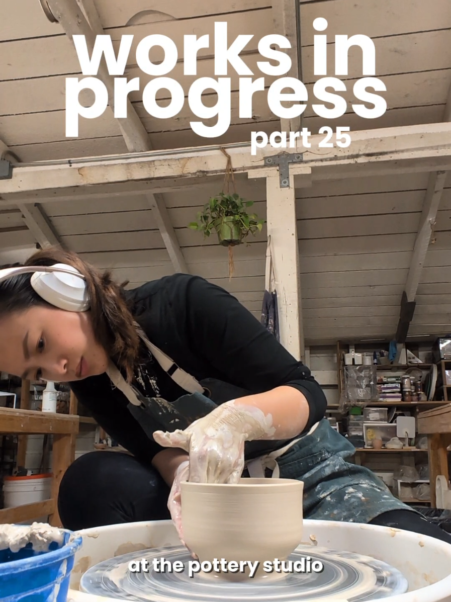 can't believe we're at part 2️⃣5️⃣ 🥹 #smallartist #hobby #pottery #ceramics #matcha 