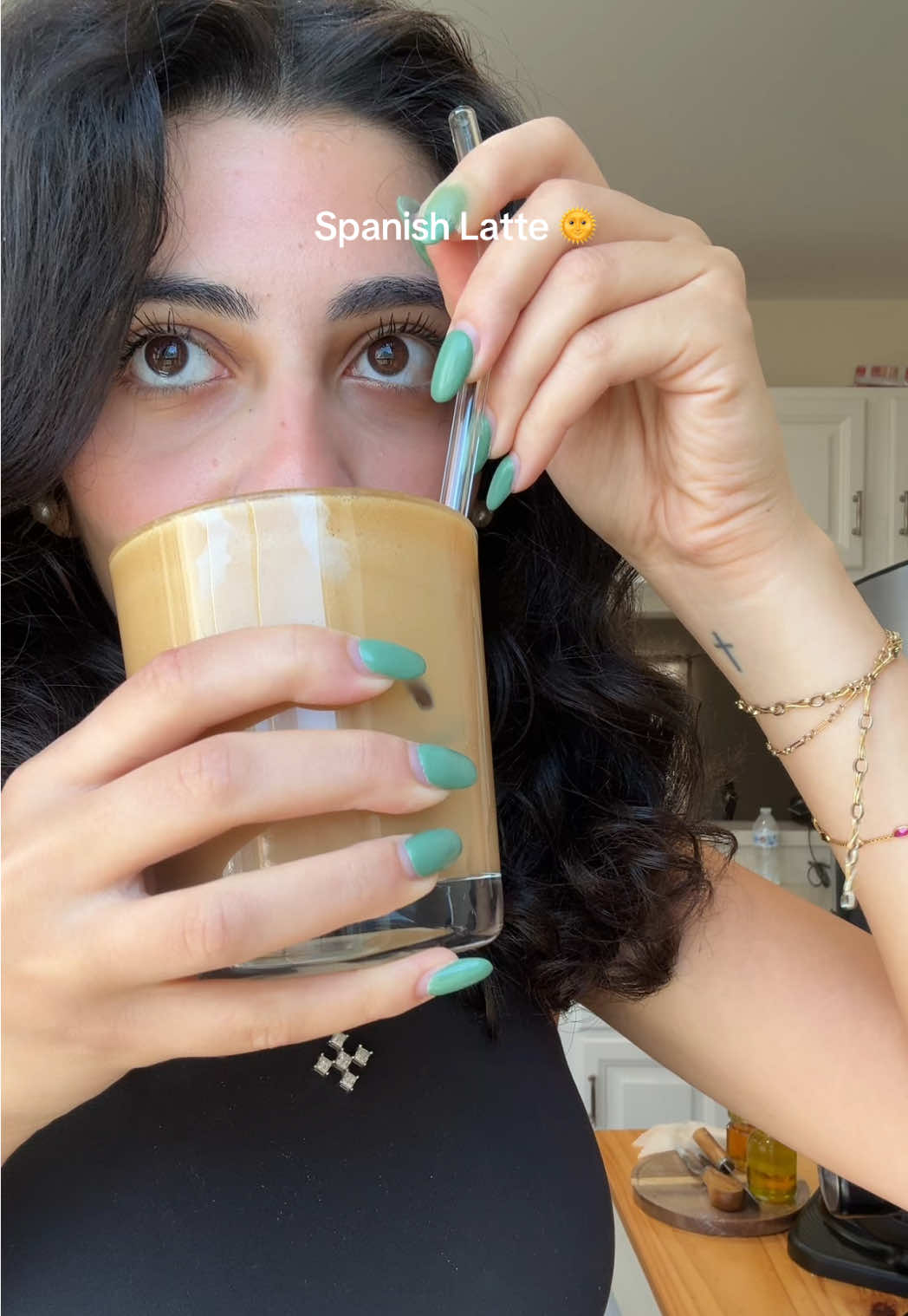 why do i look up the recipe if im never gonna follow it?! don’t answer that #icedspanishlatte #spanishlatte #howtomakespanishlatte #brevillebaristaexpress #howtousebreville @Breville @Costco Wholesale @Eagle Brand 