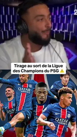 Tirage au sort de la Ligue des Champions du PSG ⚠️#immigreparisien #react #ldc #tirage #psg 