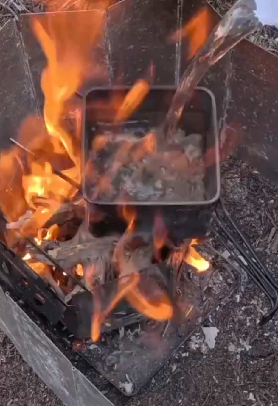 Backpacking Salty Dinner Tastes So Good After Hiking and Fishing All Day! 