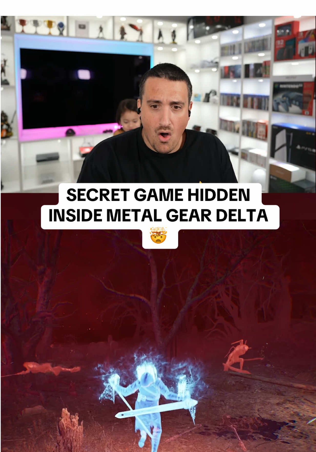 Metal Gear Solid Delta has A Secret Game Hidden Inside if You Reload A Save From Your Prison Cell #metalgearsolid #mgs #metalgearsoliddelta #mgs3 #GamingOnTikTok 