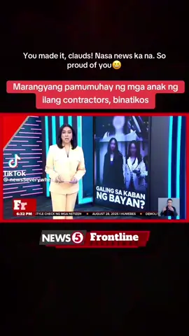 You made it, clauds. Nasa news ka na🥰 so proud of you my señorita HAHAHAHAHAH #fyp #floodcontrol #co #claudineco 