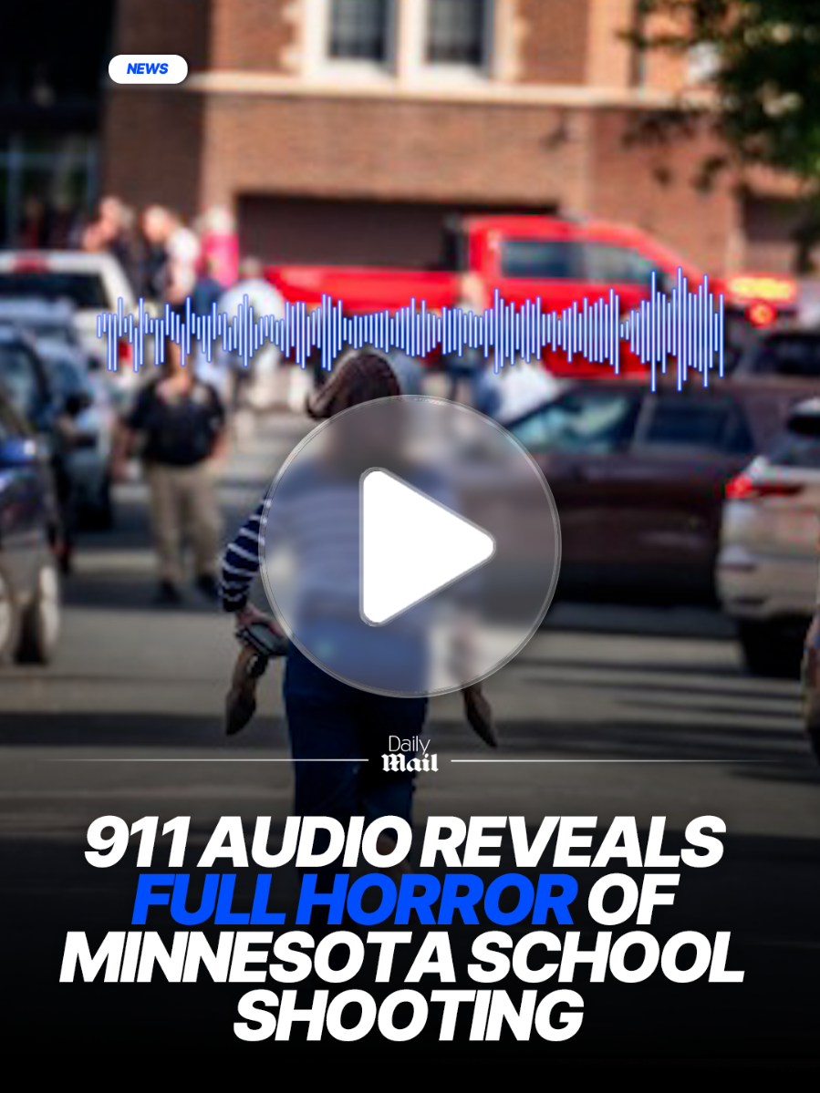 Haunting 911 audio has captured the unfolding horror as first responders rushed to the scene of Wednesday's mass shooting at a Catholic school's church.  Emergency dispatch audio revealed the moment medical teams urged their colleagues to 'bring all the gauze you have' to treat victims at the Annunciation Catholic School and Church in south Minneapolis around 8:30 a.m. Wednesday. 'Minneapolis has a possible active shooter,' one of the first responders said, as others were advised to bring as much medical equipment to the shooting as possible.  Read the full story at Daily Mail #Minnneapolis #911 #church 