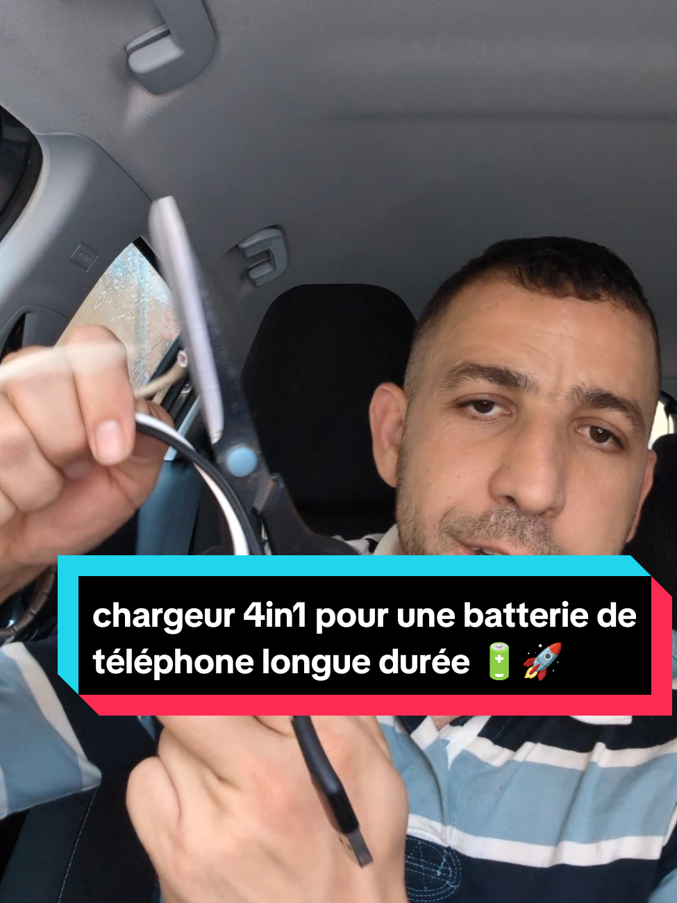 pour une batterie de téléphone longue durée 🔋🚀  #astuce #charger #4in1 