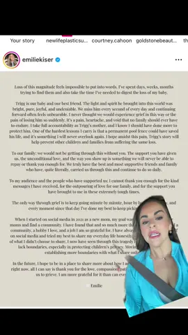 Emilie Kiser Official Statement regarding her son Triggs drowning #emiliekiser #bradykiser #poolsafety  