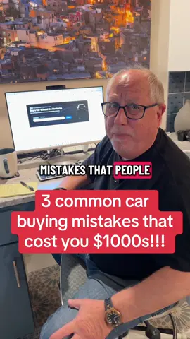 Today pops shares 3 common #carbuying mistakes that can cost you thousands when buying a new or used car #caredge #carbuyingadvice #carbuyingtips #buyingacar 