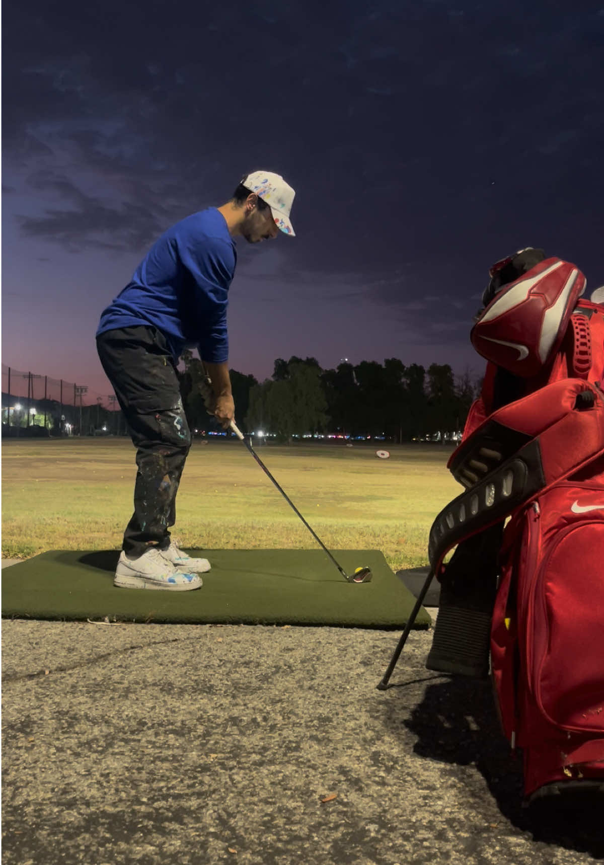 Hitting balls at the range. #golf #fun #losangeles 