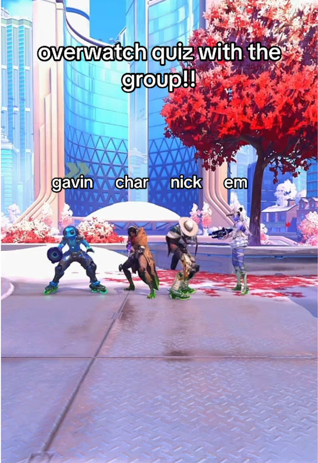 get to know us a bit better!! we had fun recording this :3  question creds to @Pluvi 💫 (Codywan Enthusiast)  #overwatch #fyp #edits #groupchat #overwatch2 