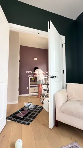 Making my house more me, little by little 💖 I read in a book that when you’re healing, doing things to make your space feel more like YOU is a great way to reset. And it’s true.  #singlelife #homeproject 