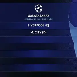 ya tarih yazacağız ya tarih olucaz...||#galatasaray #liverpool #manchestercity #ucl #kuraçekimi 