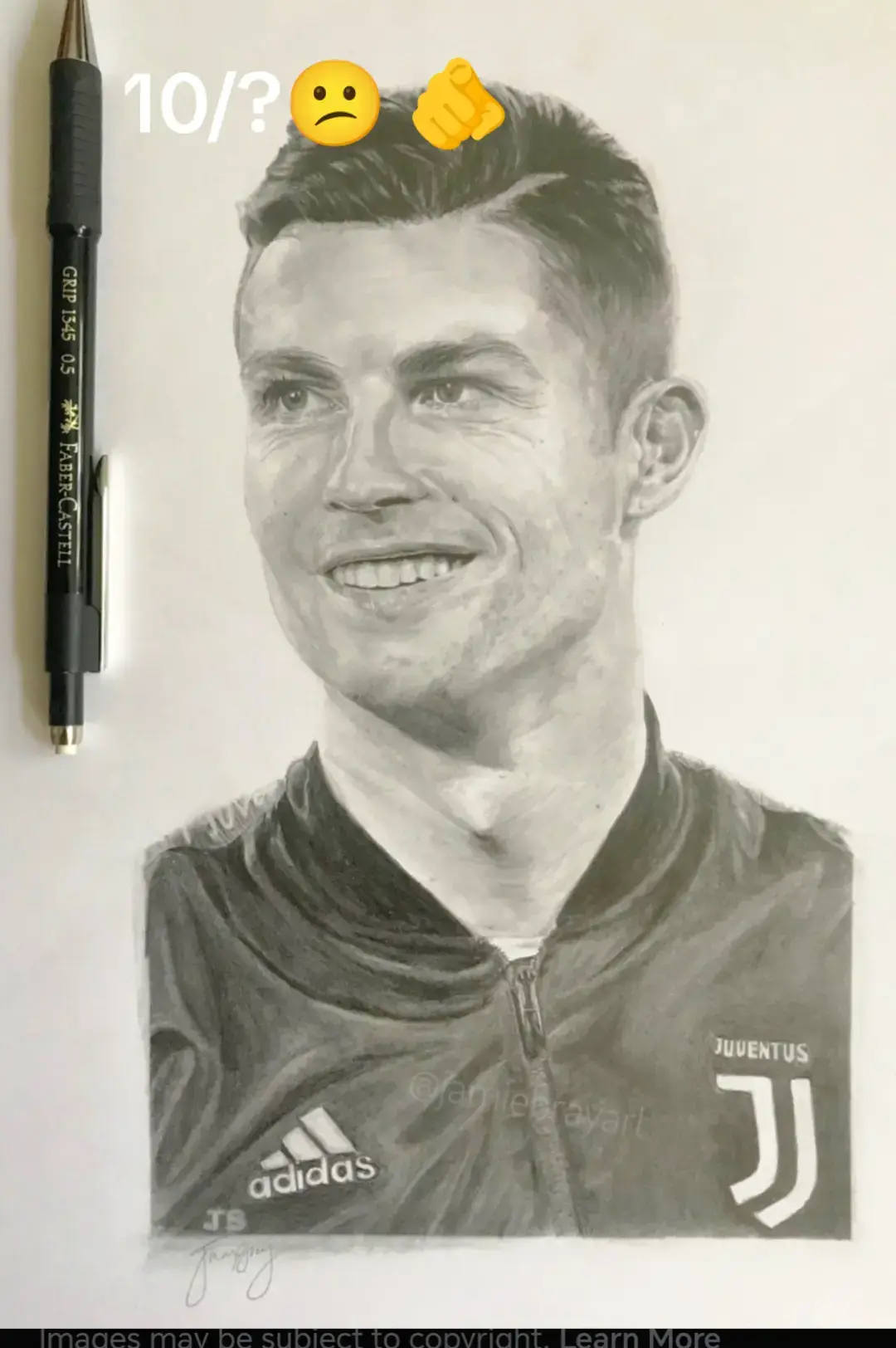 10/?😕 🫵 #foryou #sketch #art #ronaldo#fyp 