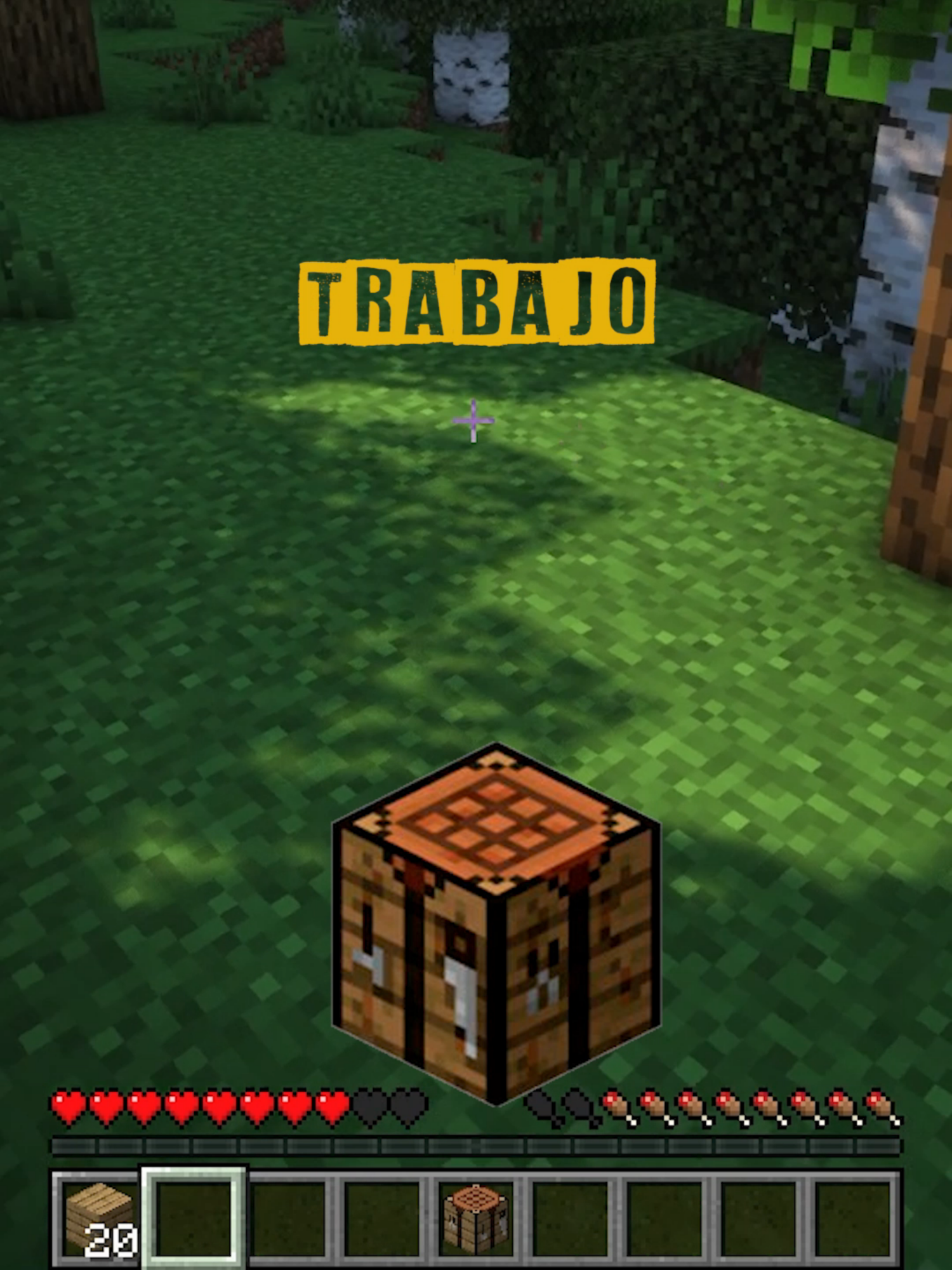 🗿 mesa de crafteo 🗿#minecraftbuilding #survival #Minecraft