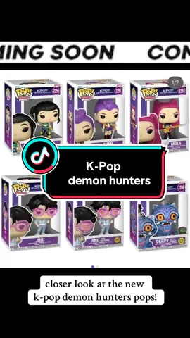 Closer look 🤩 #funkopop #funko #kpop #demonhunters #kpopdemonhunters  Photo credit Funkoinfo 