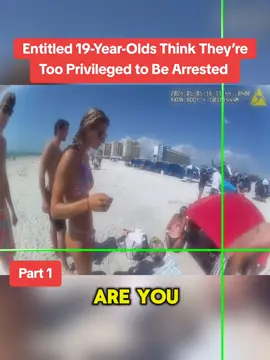 Entitled 19-Year-Olds Think They’re Too Privileged to Be Arrested #copsoftiktok #cops 