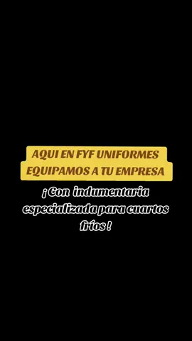 👷‍♂️❄️ ¡Protege a tu equipo en cuartos fríos con la mejor calidad! ❄️👷‍♀️ Somos fabricantes directos de ropa y accesorios especializados para trabajo en ambientes de bajas temperaturas. 💯 🧥 Conjuntos térmicos y conjuntos polar 👖 Ropa interior térmica 🥾 Calzado industrial térmico 🧤 Guantes térmicos | Guantes Ninja para frío | Guantes Thyr 🧣 Gorras | Gorro polar | Pasamontañas | Cofias y más ✨ Diseñamos y personalizamos la indumentaria de tu empresa con calidad, seguridad y confort. 📦 Venta al por mayor y menor | 🚚 Envíos a todo el país 📲 Contáctanos y solicita tu cotización personalizada: 📞 Tel: 099 335 8701  🌐 Página web: www.fyf.com.ec 📩 Facebook e Instagram: Fyf Uniformes #viral #fyfunifomes 