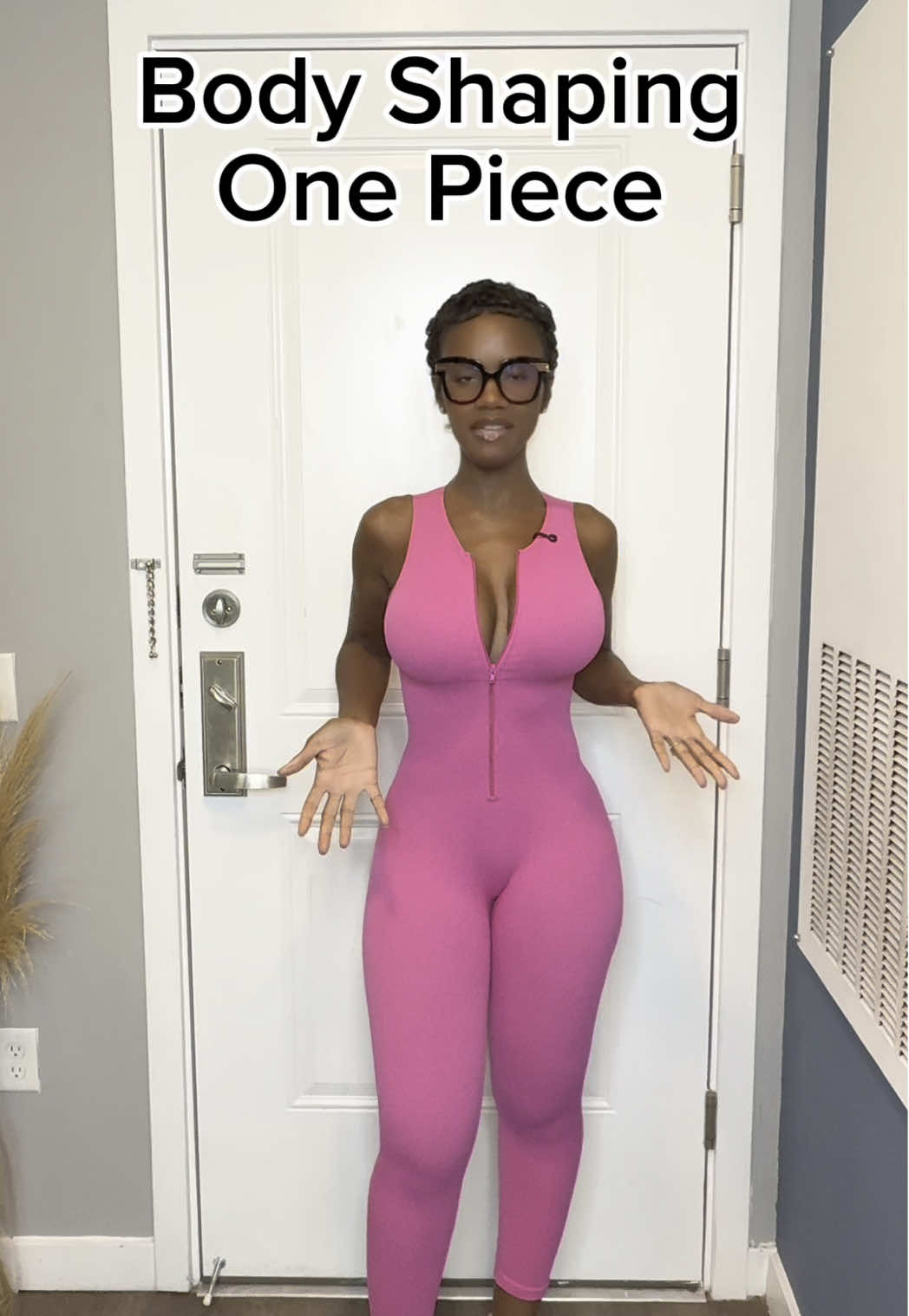 Grab it before it sells out again @She’s Waisted  #TikTokShopCreatorPicks #sheswaisted #onepiece #pinkromper #modest #jumpsuit #bodyshaper 