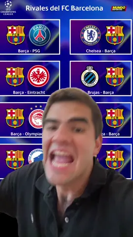Nuestros rivales de la champions!