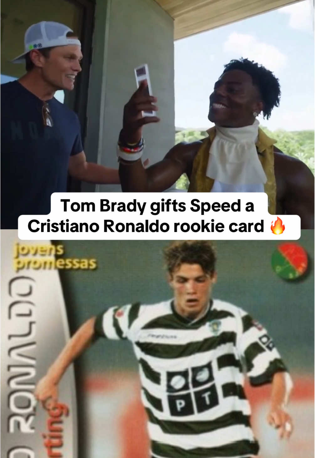 That’s awesome 👏 (via @IShowSpeed) #ishowspeed #tombrady #speed #cristianoronaldo 