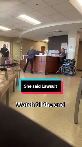 Yall really set this lady off 🫣🤧 not the going down the road for drugzzz part. The hospital handled it very well 👏🏻#karen #fypシ゚viral #fypシ #foryou 