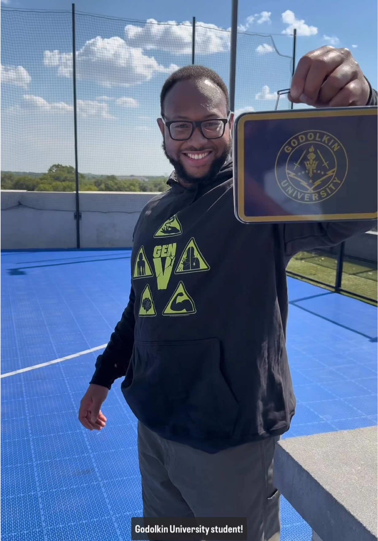 Do I have what it takes to become initiated into Godolkin University? - You can start watching @Gen V Season 2 on @Prime Video on September 17th! (Click the link in my bio for more info and season 2 merch!) #PrimeVideoCreator #GenV #TheBoys