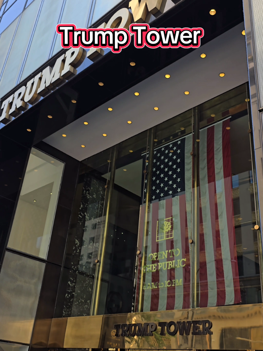 Trump Tower NYC #trumptower #trumptowernyc #newyorker #usagrouptour #newyork 