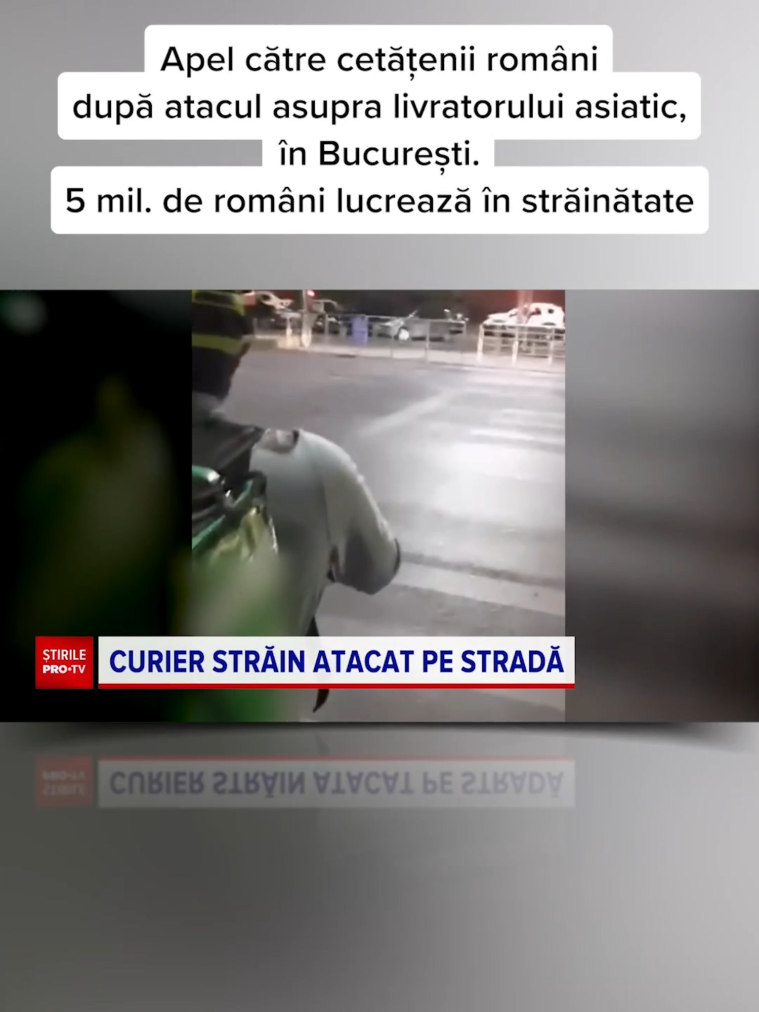 Incident grav în București. Un curier străin care livra mâncare a fost atacat de un bărbat, arestat între timp. Agresorul și-a lovit victima cu pumnii și picioarele și l-a numit „invadator